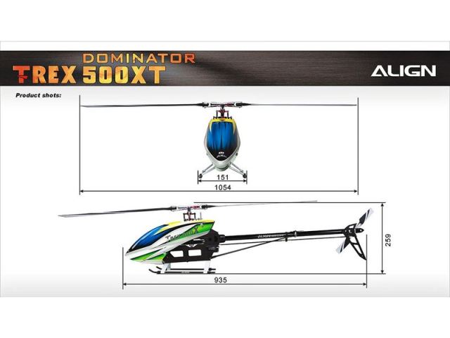 T-REX 500 遙控直昇機-