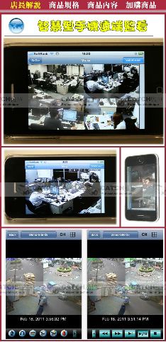 【CATCH高雄監視器】4路網路H.264遠端型DVR主機＋SONY球型攝影機x4＋20米懶人線＋500G(PC硬碟)–超值1號餐-