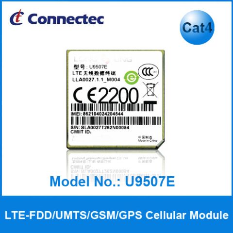 4G LTE module U9507E LTE-FDD/UMTS/GSM/GPS Cellular Module-