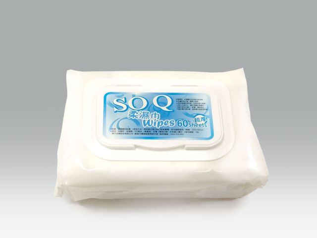 SOQ柔濕巾60P-高雄濕紙巾工廠｜南六企業