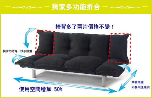 【四季良品】雅緻新貴多功能機能性沙發床-床墊床包寢具組｜大晉傢飾