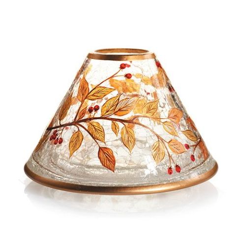 秋葉燭燈罩組 Autumn Leaf Tendril Jar Shade Candle Tray-Yankee Candle 萱美有限公司