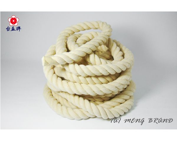 台孟牌 純天然 粗棉繩 一公斤包裝 (棉繩、麻花繩、背袋繩、童軍繩、園藝、綑綁繩、包裝、手工藝、DIY、吊繩、材料)-