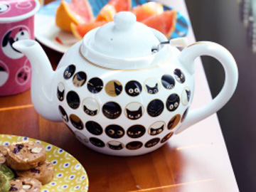 日式茶壺–大眼貓